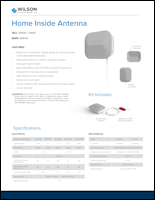 Download the Wilson Electronics indoor panel antenna 314440/314441 spec sheet (PDF)