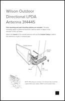 Download the Wilson 314445 installation guide (PDF)