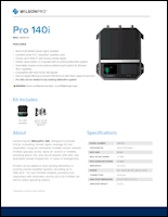 Download the WilsonPro 140i 460074 spec sheet (PDF)