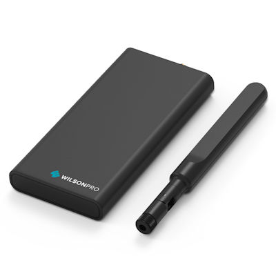 WilsonPro Cellular Network Scanner with attached antenna