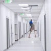 Our installer pulls every cable run. Plenum-rated cable is available at additional cost.