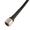 Top Signal TS452040 400 N-Male EZ-Crimp Connector, attached to TS-400 cable