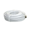 SolidRF RG6 White Coax Cable 45 Ft.