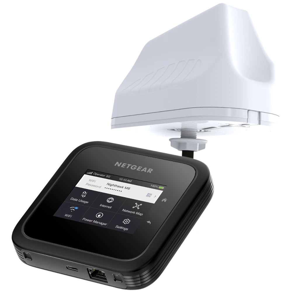 RV NETGEAR Nighthawk M6 5G Cellular Router with Poynting “Badger