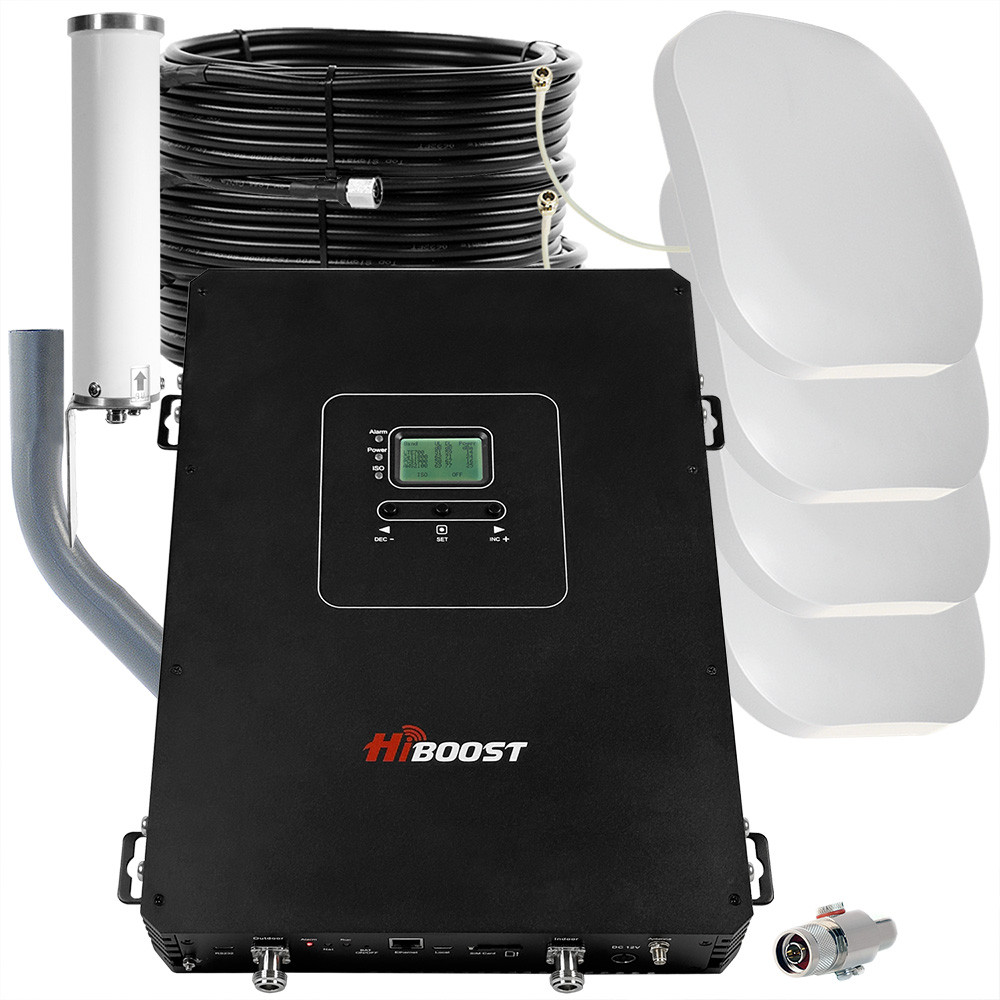 HiBoost Industrial 100K F27K-5S Telicos Cell Phone Signal Booster