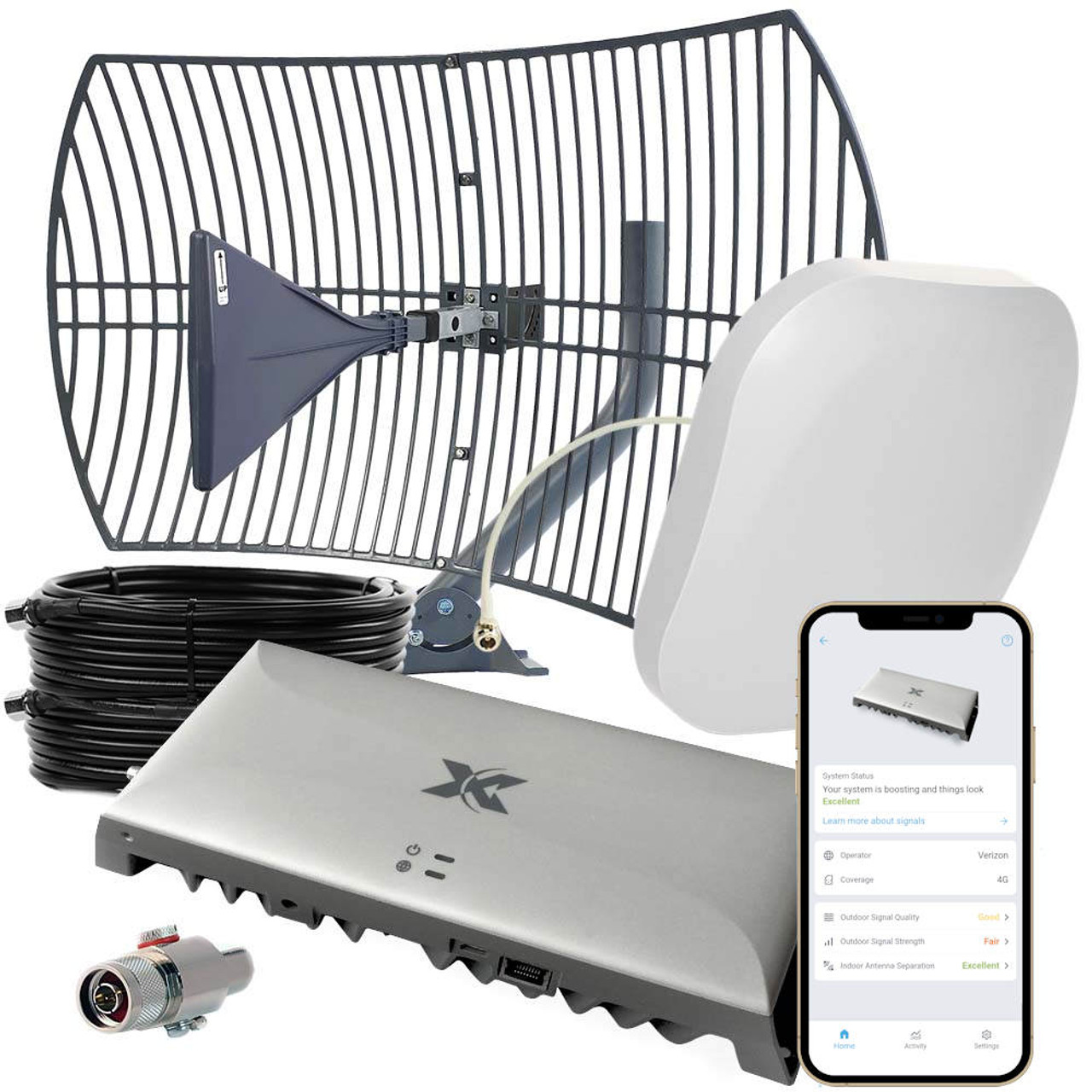 Parabolic hot sale signal booster