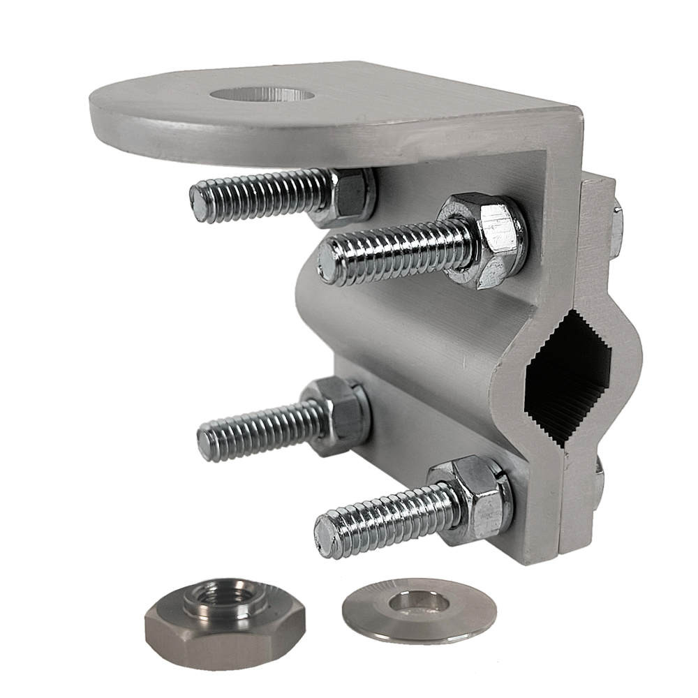 CBアンテナロッド 3feet 取付ブラケット付 US直輸入 オーバーランド Wilson 3-Way Trucker CB Antenna Mount with Spade Stud | 901104