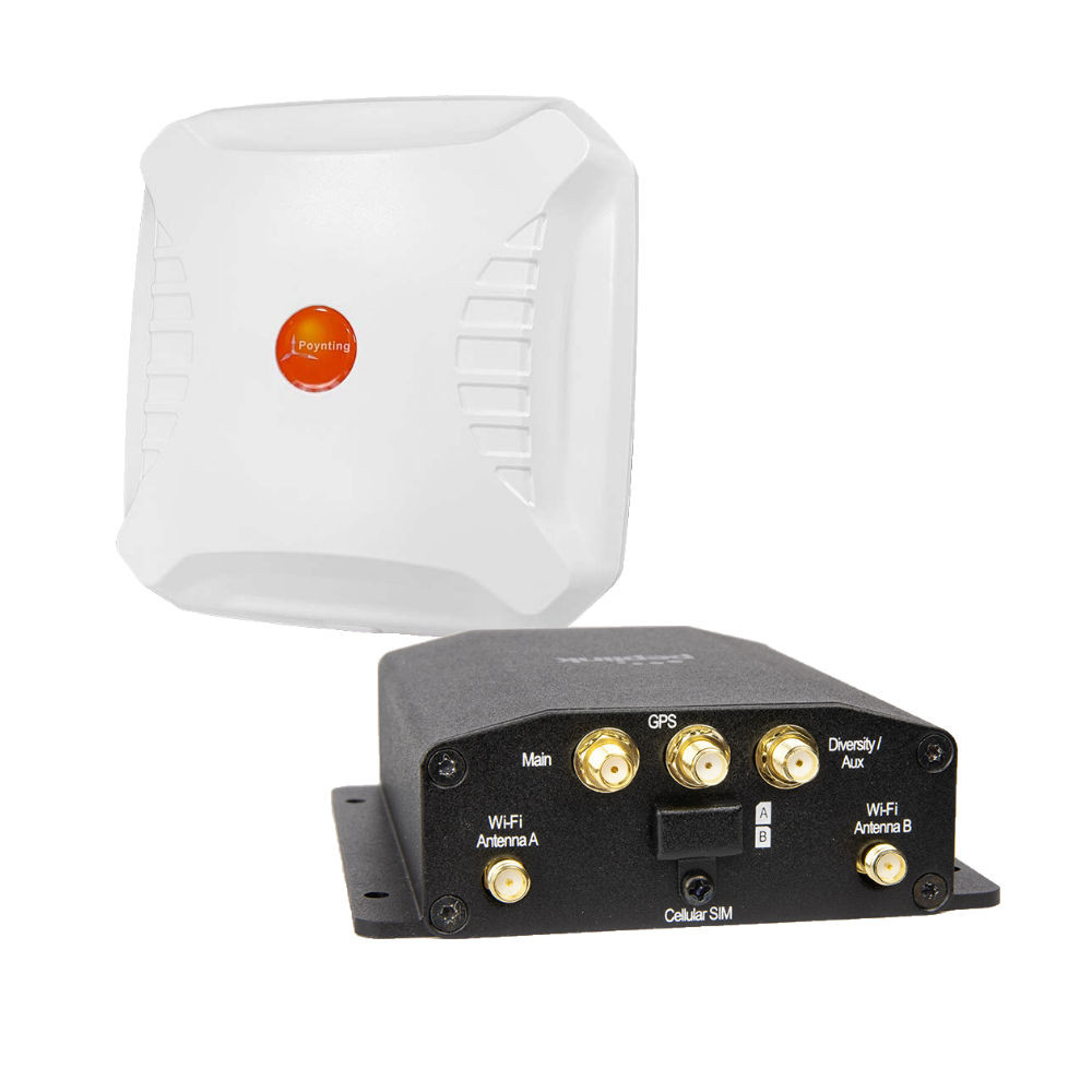 Peplink MAX BR1 Mini HW3 Cellular–WiFi Router with Poynting 2x2