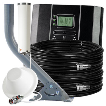 Top Signal 2X HiBoost 15K Cell Phone Signal Booster with 1 Antenna TS544021 (50 Ohm): Kit