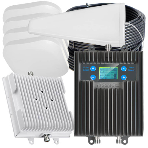 SureCall 5X Max Cell Signal Booster with 4 Antennas & SureCall Cloud | Top Signal Series | TS566014 | SC-5XMax-Y2U SureCall 5X Max Cell Signal Booster with 4 Antennas & SureCall Cloud | Top Signal Series | TS566014 | SC-5XMax-Y2U