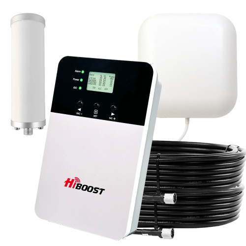 HiBoost 4K Home Pro Max Cell Signal Booster | F10GI-5S-BTW | TS542211 HiBoost 4K Home Pro Max Cell Signal Booster | F10GI-5S-BTW | TS542211