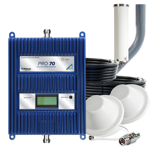 WilsonPro 70 Cell Phone Signal Booster System with 2 Dome Antennas 465134 (50 Ohm): Kit WilsonPro 70 Cell Phone Signal Booster System with 2 Dome Antennas 465134 (50 Ohm): Kit