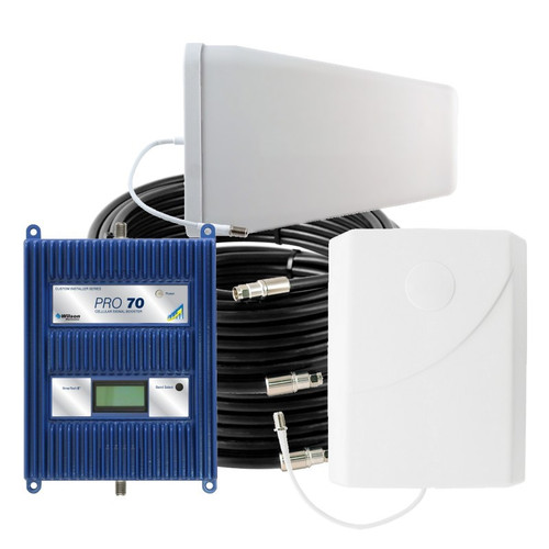 WilsonPro 70 Cell Phone Signal Booster System with 1 Panel Antenna 463134 (75 Ohm): Kit