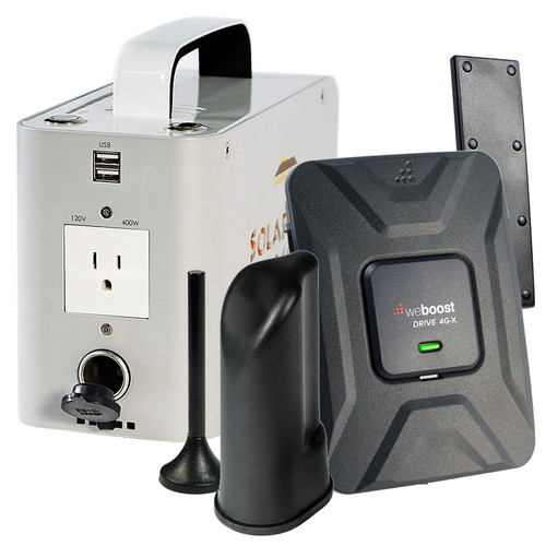 weBoost Drive 4G-X Portable Off-Grid Cell Phone Signal Booster 470510: Kit Contents
