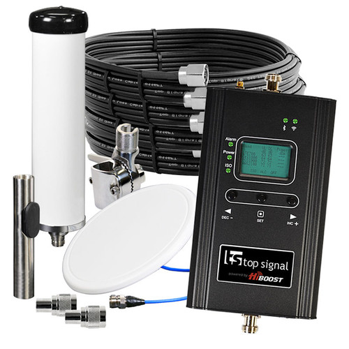 Top Signal HiBoost 4K Smart Link 60 Small RV Park Cell Phone Booster TS542119: Kit Top Signal HiBoost 4K Smart Link 60 Small RV Park Cell Phone Booster TS542119: Kit