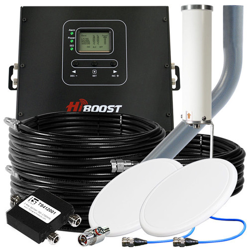 Top Signal 2X HiBoost SLT Smart Link Cell Signal Booster 2 Antennas TS545121: Kit Top Signal 2X HiBoost SLT Smart Link Cell Signal Booster 2 Antennas TS545121: Kit