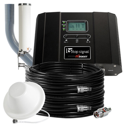 Top Signal 2X HiBoost 15K Smart Link Cell Signal Booster 1 Antenna TS544121: Kit Top Signal 2X HiBoost 15K Smart Link Cell Signal Booster 1 Antenna TS544121: Kit