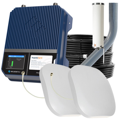 WilsonPro 1100 Commercial Cellular Booster 50 Ohm 2 Antennas | Top Signal Series | 460147-PS2 WilsonPro 1100 Commercial Cellular Booster 50 Ohm 2 Antennas | Top Signal Series | 460147-PS2