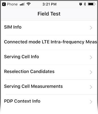 Cell Signal Strength Chart