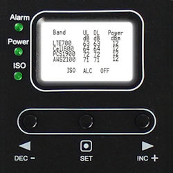 HiBoost LCD display and controls