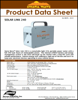 Download the Sierra Wave Solar Link 240 spec sheet (PDF)