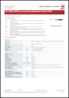 Download the 1/2-inch CELLFLEX® Low-Loss Foam-Dielectric Coaxial Cable LCF12-50J-P7 spec sheet (PDF)