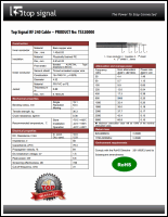 Download the Top Signal TS-240 coax cable spec sheet (PDF)