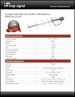 Download the Top Signal TS231072 spec sheet (PDF)