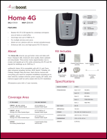 Download the weBoost Home 4G 470101 spec sheet (PDF)