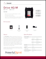 Download the weBoost Drive 4G-M 470121 spec sheet (PDF)