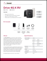 Download the weBoost Drive 4G-X RV 470410 spec sheet (PDF)
