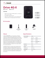 Download the weBoost Drive 4G-X 470510 spec sheet (PDF)