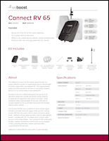 Download the weBoost Connect RV 65 471203 spec sheet (PDF)