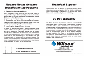 Download the Wilson 301126 installation guide (PDF)
