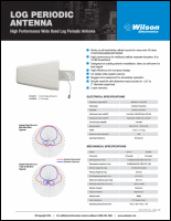 Download the Wilson 314411 LPDA building antenna spec sheet (PDF)