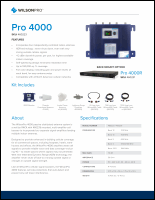 Download the WilsonPro 4000/4000R spec sheet (PDF)