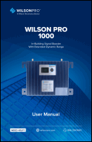 Download the WilsonPro 460236 Pro 1000 user manual (PDF)