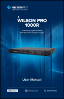 Download the WilsonPro 460237 Pro 1000R user manual (PDF)