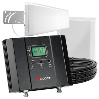 HiBoost Home 10K Cell Phone Signal Booster F15G-5S-LCD (50 Ohm)