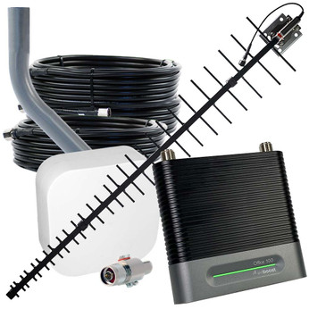 Rural weBoost 100 Cell Signal Booster with High-Gain Antenna Top Signal Series