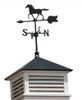 Shed Cupola with Horse Weathervane