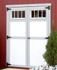 shed door with transom
