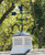 shed cupola with eagle weather vane