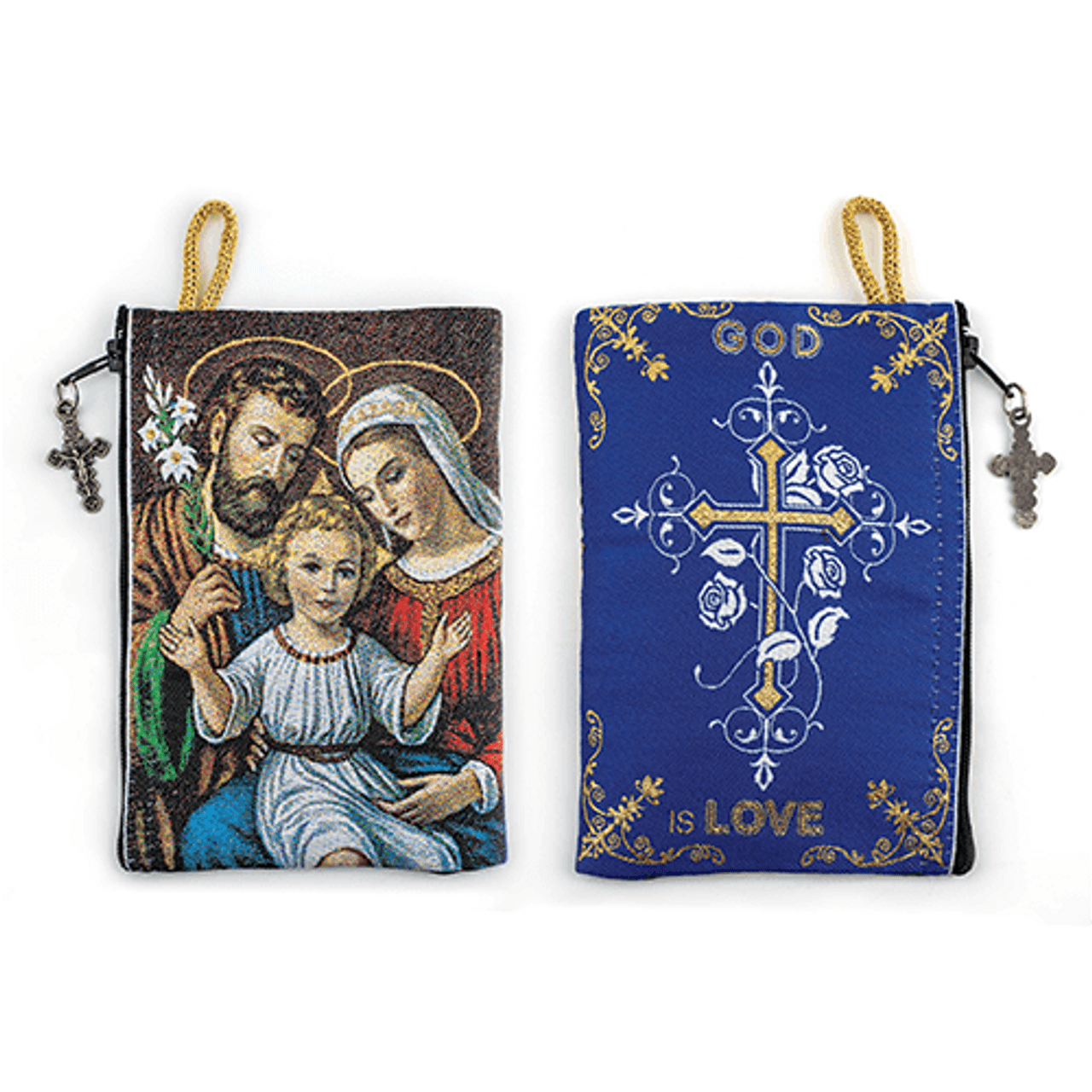 Holy Family Hearts Catholic Bible/Planner Pouch – The Little Rose Shop