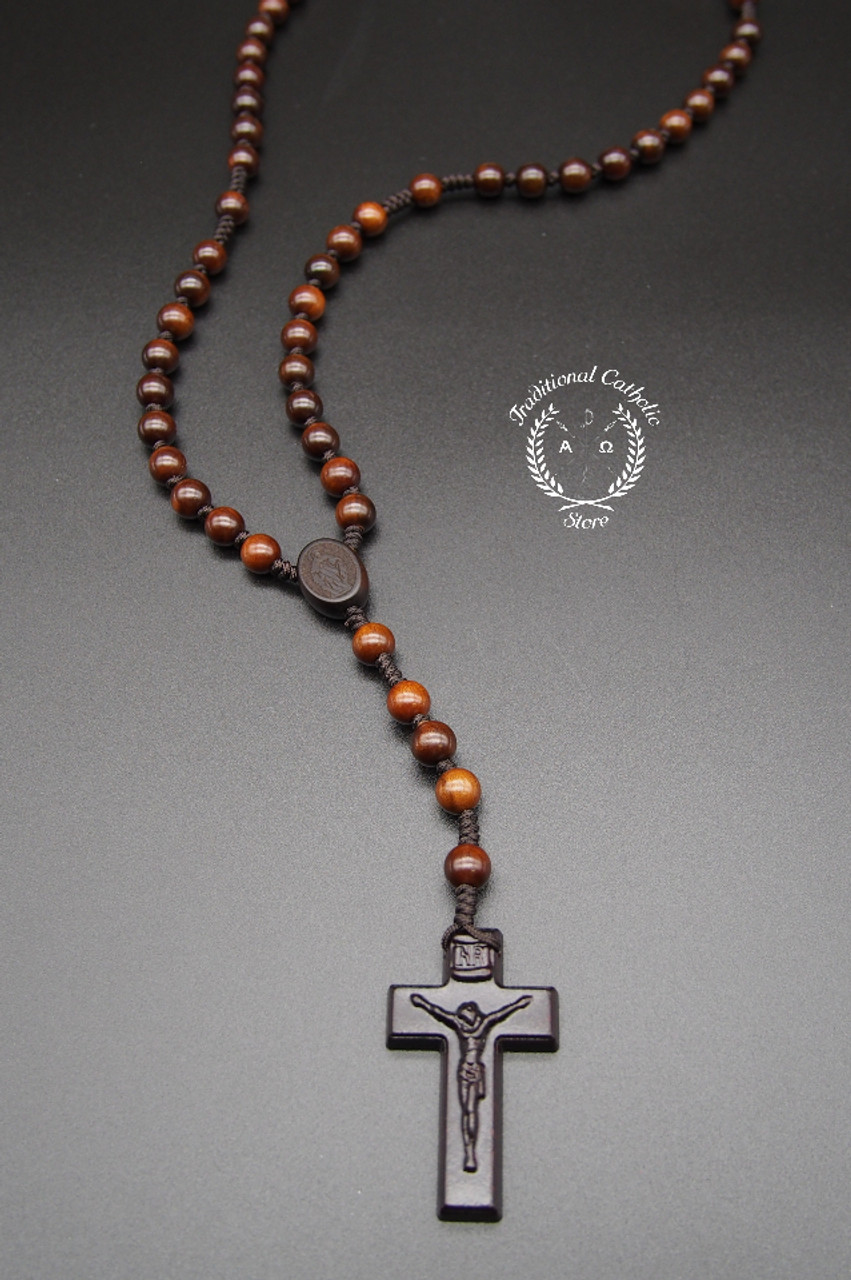 Wooden Rosary Necklace – Lumen Mundi