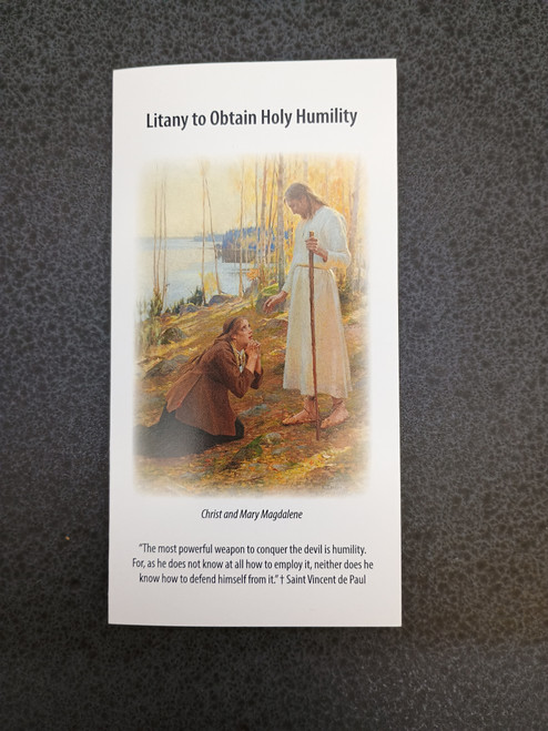 Litany to Obtain Holy Humility  - (1867)