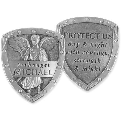 Saint Michael the Archangel Pocket Shield