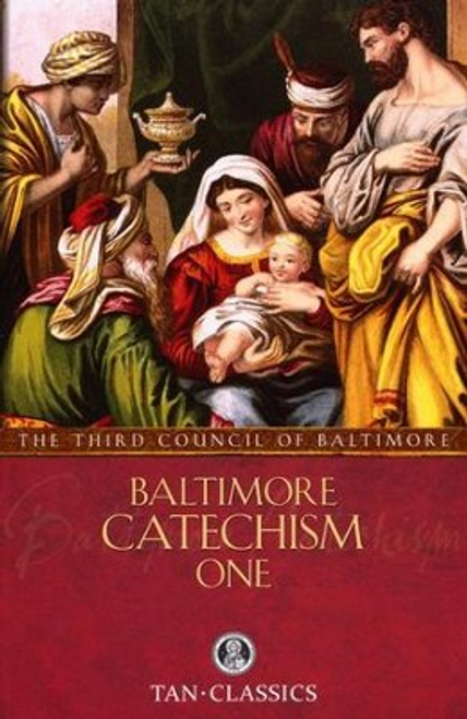 Since its 1885 debut, the Catechism commissioned by the Third Council of Bishops in Baltimore has instructed generations of Catholic faithful. With an easy to read Q&A format, the Catechism combines solid Catholic doctrinal teaching with meaningful exposure to Scripture and practical application. The 33 lessons contained in Baltimore Catechism No. 1 present the basics of the Catholic Faith in a manner suitable for First Communicants through fifth graders.