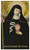 Prayer card St. Gertrude / Holy Souls in Purgatory