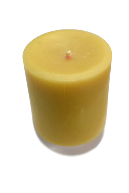 Beeswax Pillar Candle - Round - Fall Scents